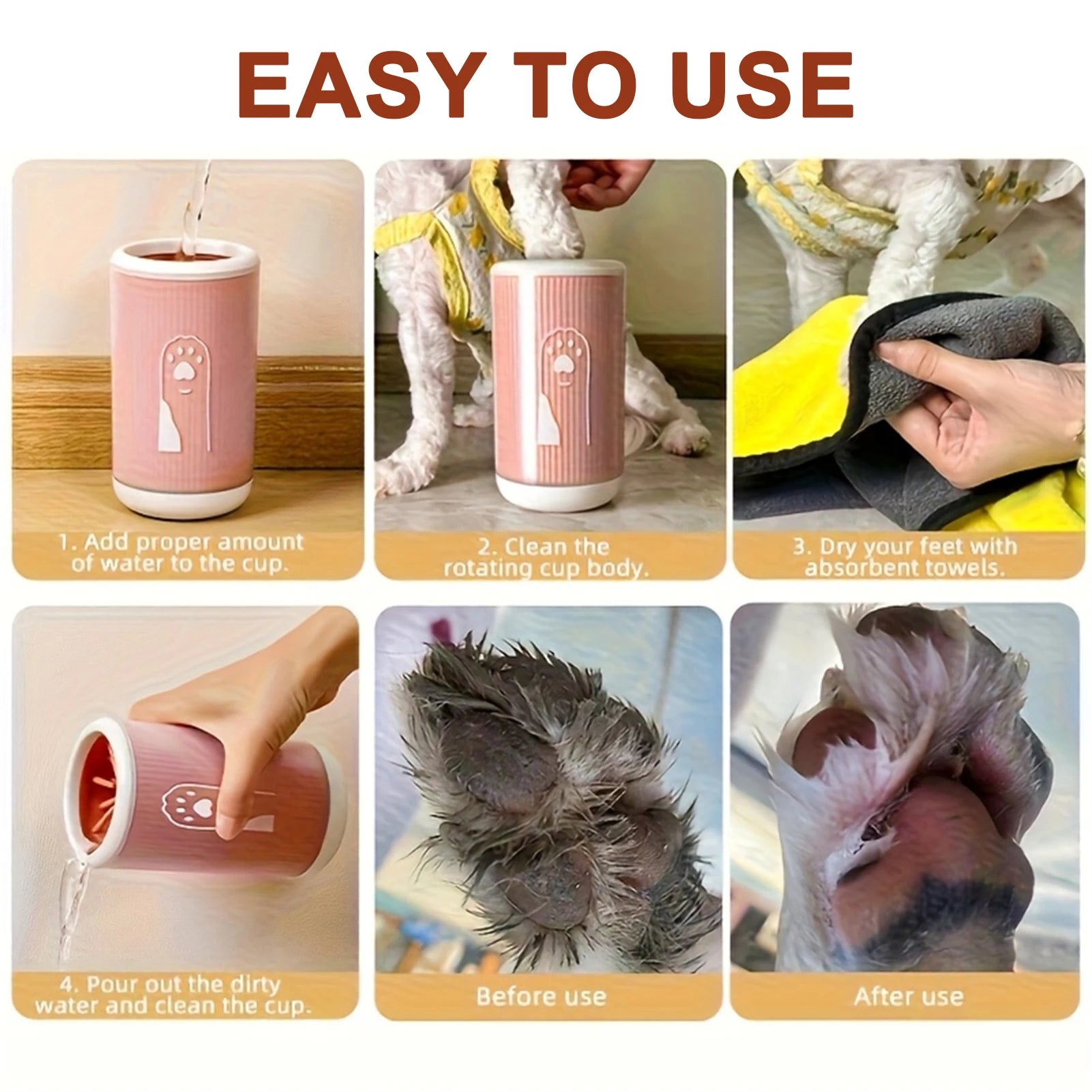 ZenHound paw cleaner cup